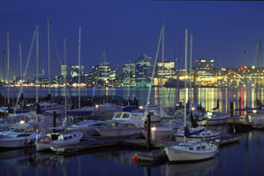 Halifax, Nova Scotia skyline at night